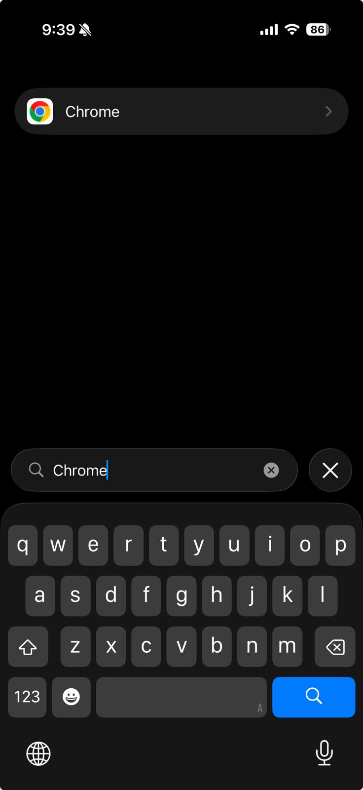 iOS Chrome